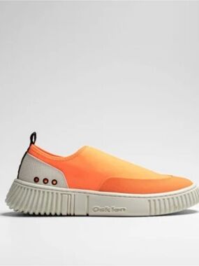 Osklen Arpx Superlight Rare Slip-On Sneakers in Neon Orange